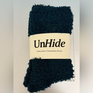 UnHide Softie Lounge Socks in Dark Forest Green